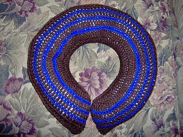 Striped Travel Pillow