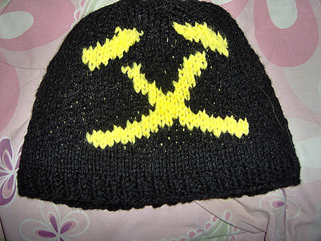 Japanese Kanji "Father" Hat Pattern