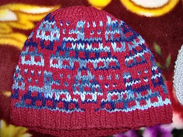 Soaring Eagles Stockinette Stitch Hat