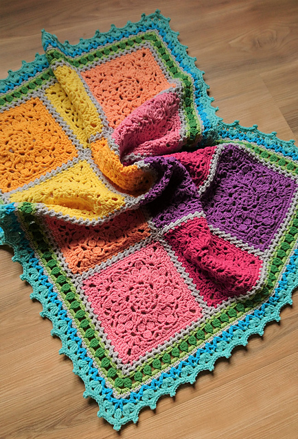 Snowflakes Dance Blanket