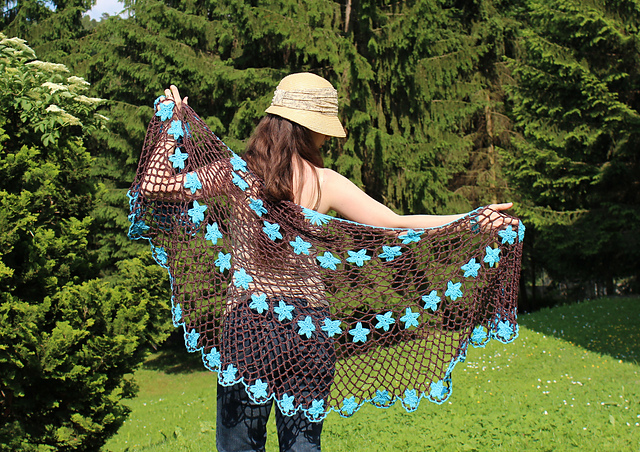 Fairy Violet Shawl