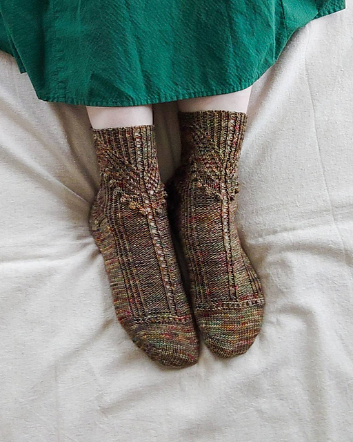 Ravelry: tikka socks pattern by aketako