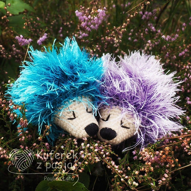 Hedgehog keychain