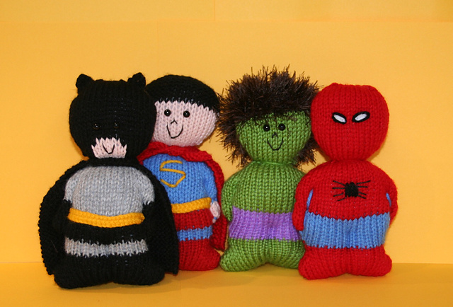 Ravelry: Chubbies Super Heroes (superheroes) pattern by Amalia Samios