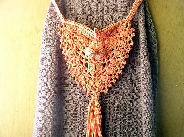 Triangular Tassel Bag