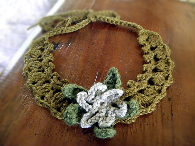 Necklace in Cotton-Cashmere