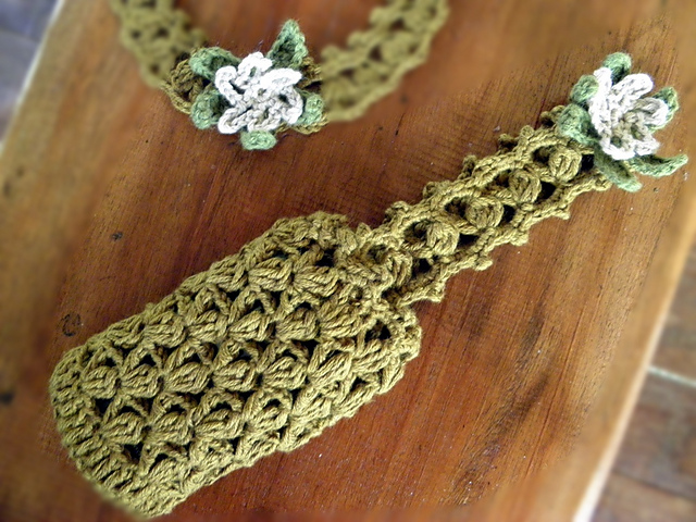 Bracelet Purse in Cotton-Cashmere
