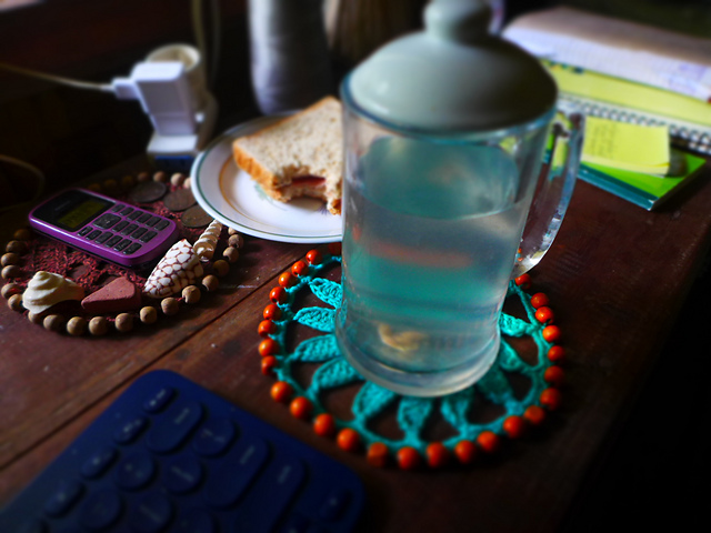 Easy Beaded Coaster