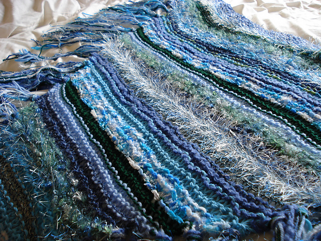 Triangular Garter-Stitch Shawl