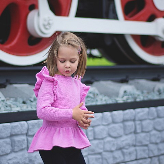 Peplum sweater