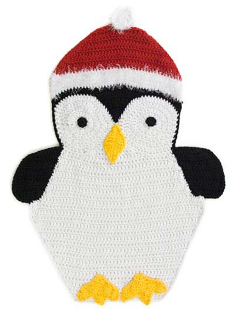 Holiday Penguin Afghan