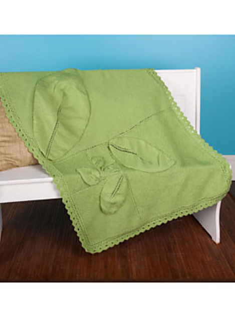 Swirling Leaves Baby Blanket