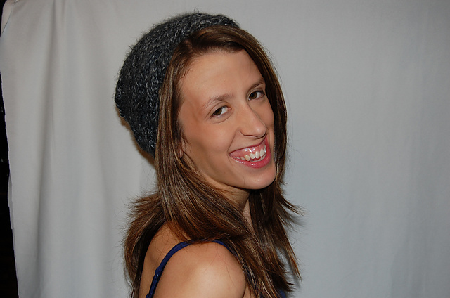 Braided Cable Slouch Hat