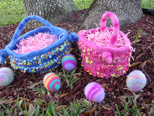 Ridged Easter Basket