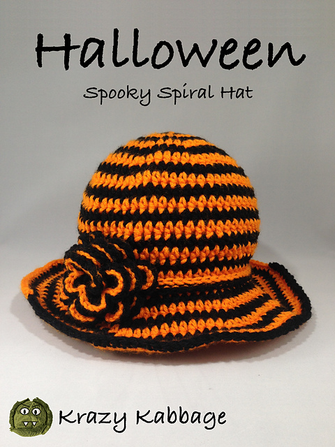 Halloween Spooky Spiral Hat