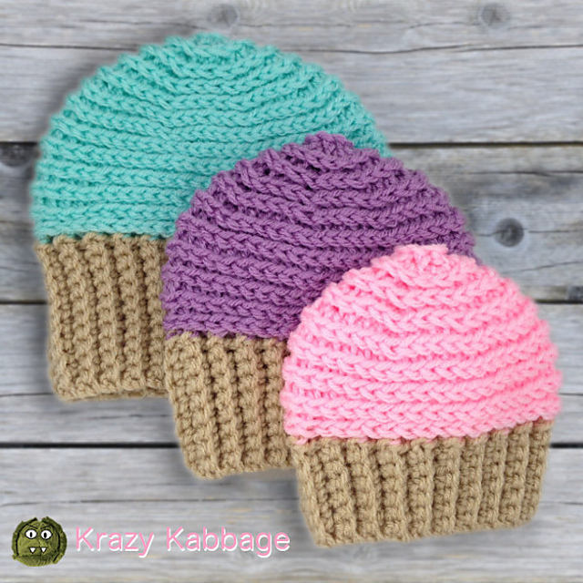 Cupcake Beanie Hat
