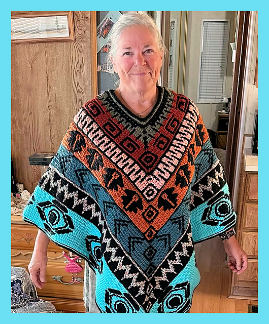 Mosaic native Poncho