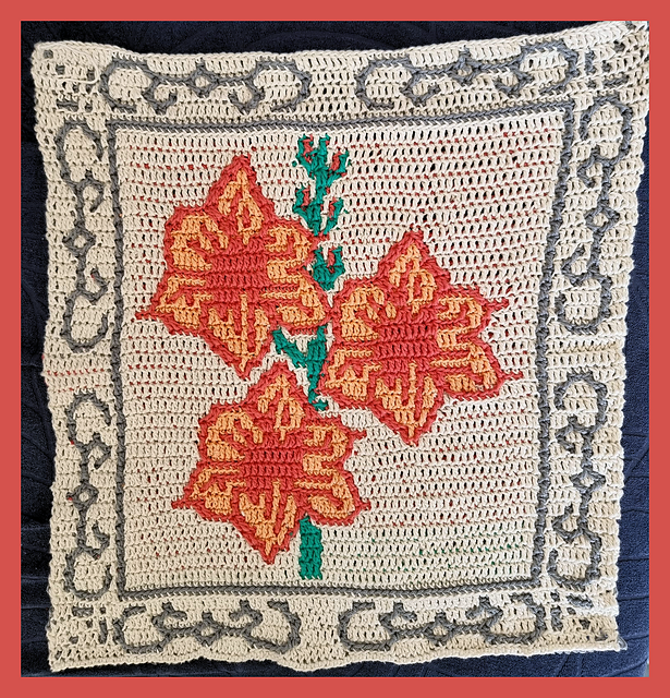 Mosaic Birth flowers Gladiolus
