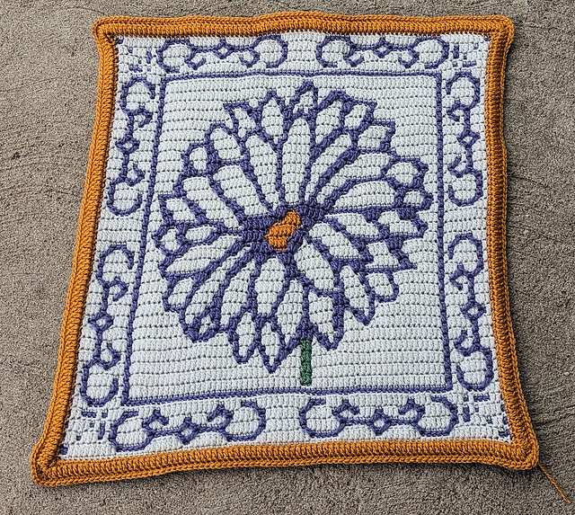 Mosaic Birth flowers Aster