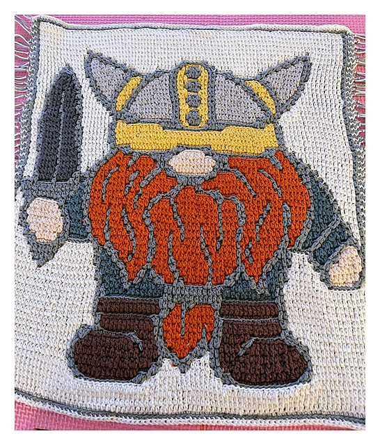 Mosaic Viking Gnome