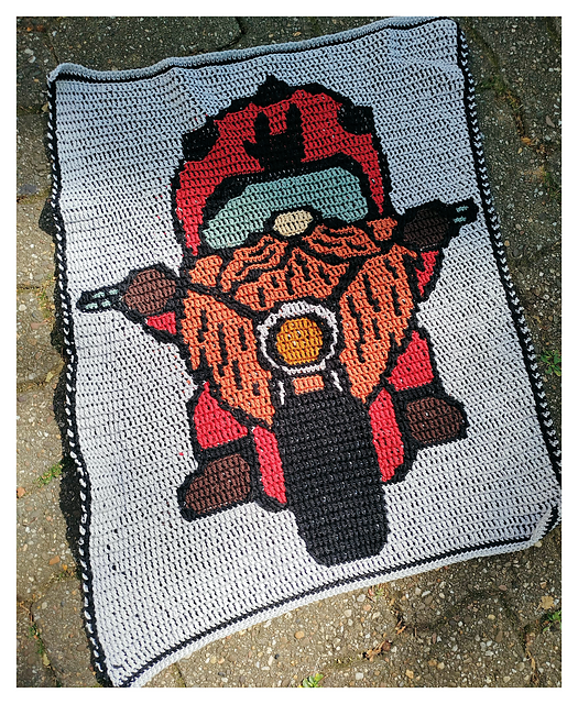 Mosaic Rocker Gnome