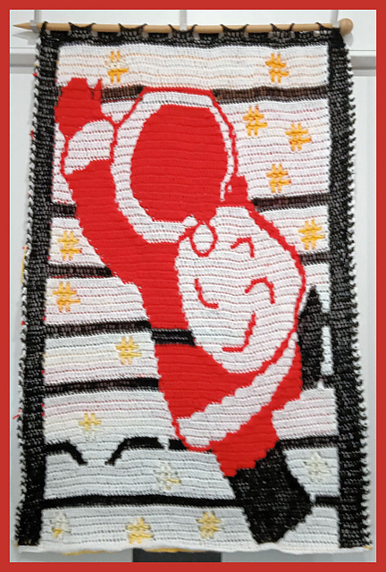 Mosaic Crash Santa