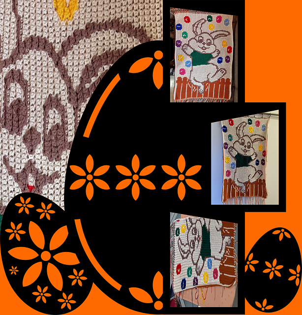 Mosaic Crash Easter Bunny
