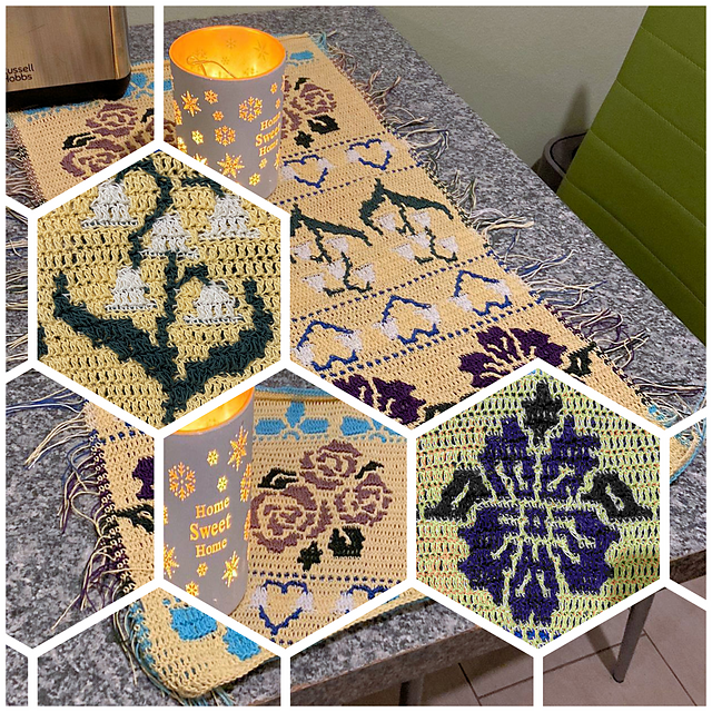 Mosaic Spring Flower
