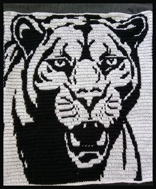 Mosaic black Panther