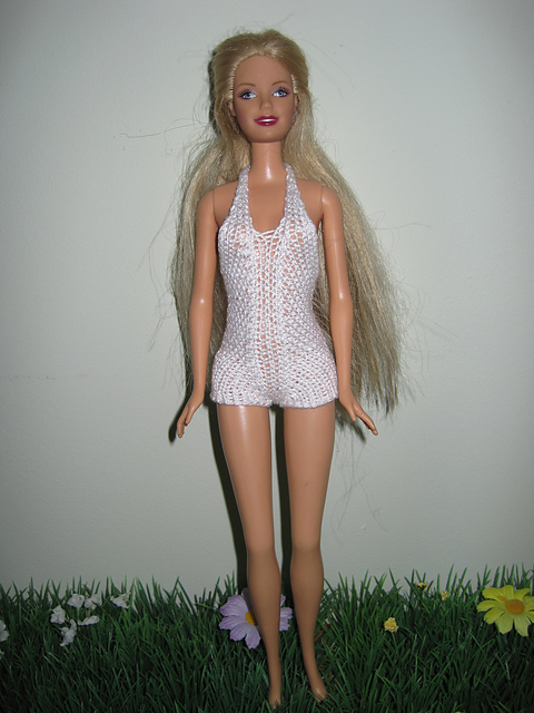 #0227 White bathing suit