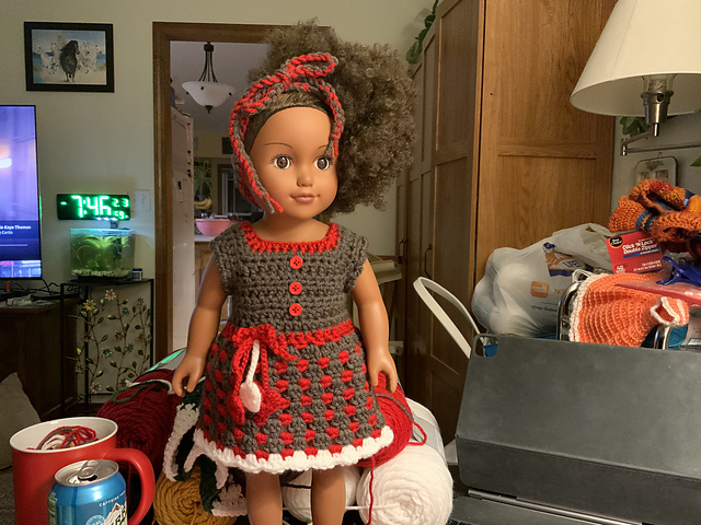 18" Doll Valentine Outfit