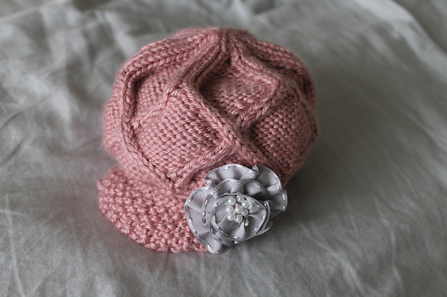 Cabled Star Hat