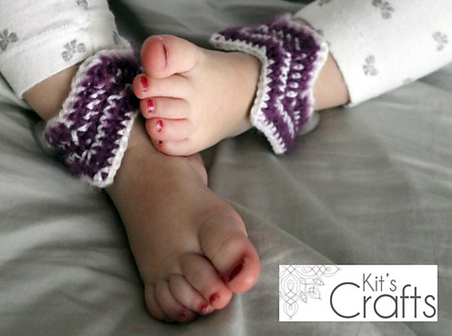 Headband and Tiny Spats - Chevron