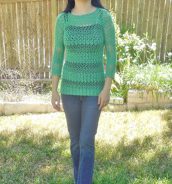 #6 Lacy Woven Sweater