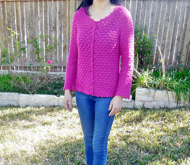 #18 Shell Stitch Cardigan