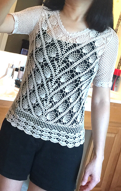 #13 Diagonal Pineapple Vest