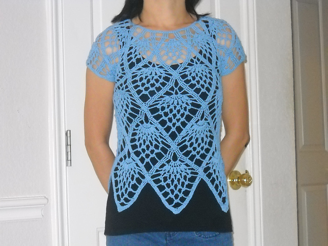 p.20 Pineapple Lace Pullover