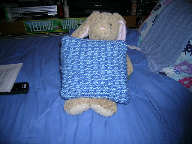 Fabric Back Pillow