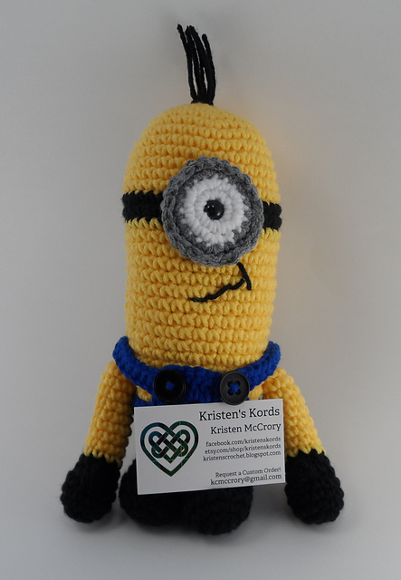 Foot High Minion Amigurumi