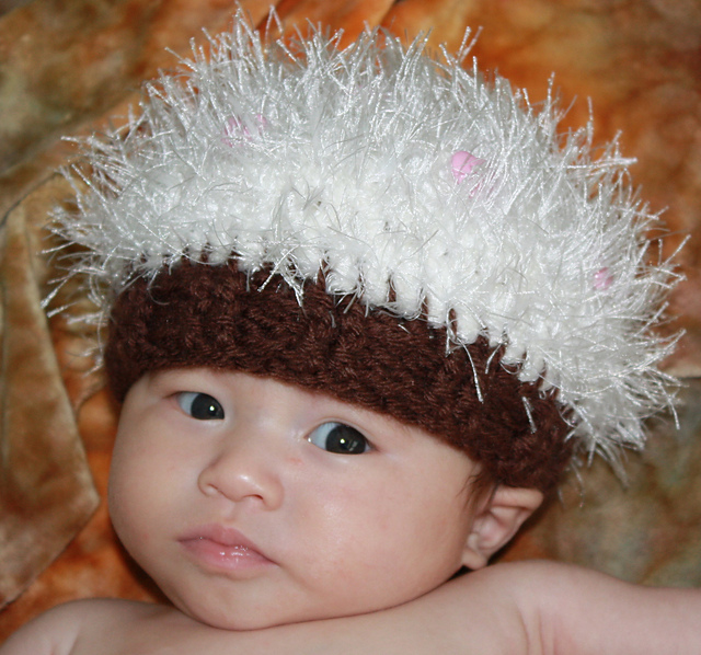 A Fuzzy Cupcake Hat