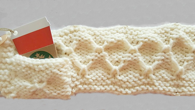 Honeycomb Gift Coffee Cozy