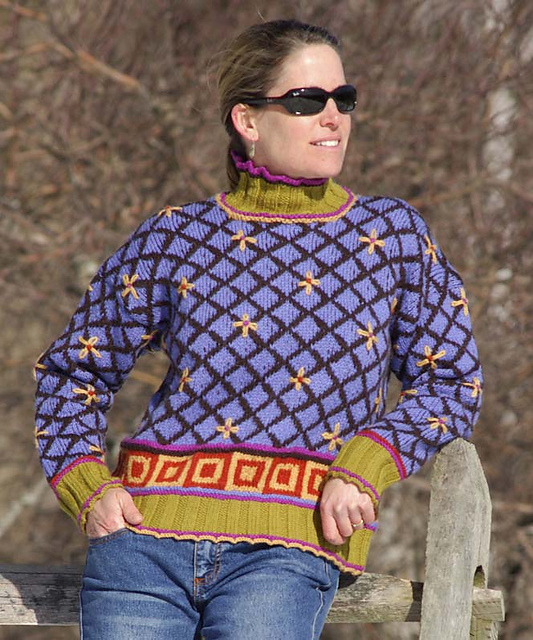 Diamond Panes Pullover