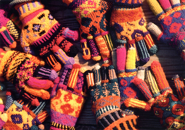 Outlandishly Happy Gloves