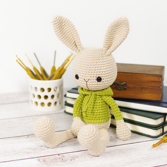 Ravelry: Bunny in a Hoodie pattern by Kristi Tullus