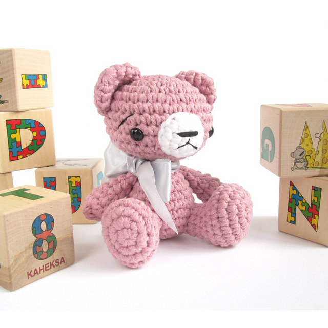 Small sitting teddy bear
