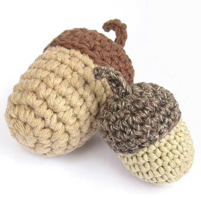 Crocheted Acorn