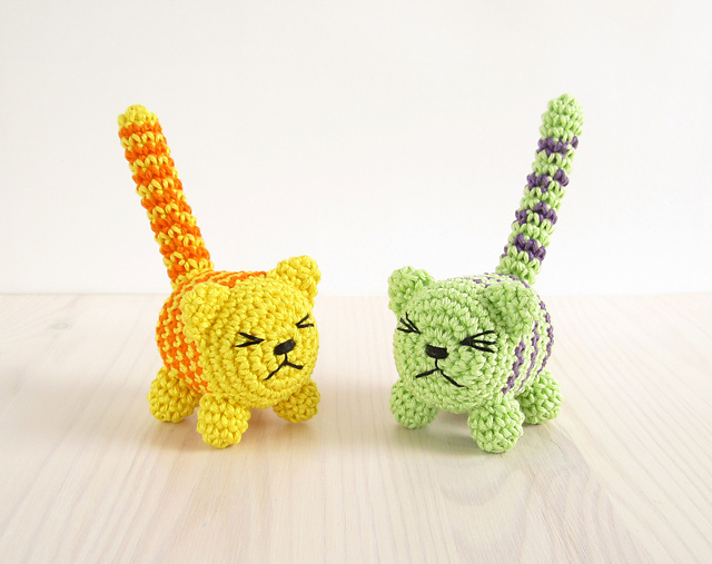 Stripy Cat Rattle