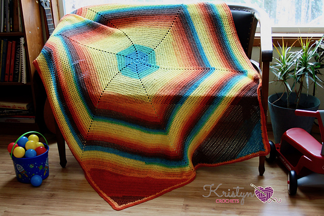The Hexagon Squared Blanket