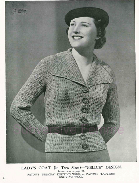Ladies Coat "Felice" Design