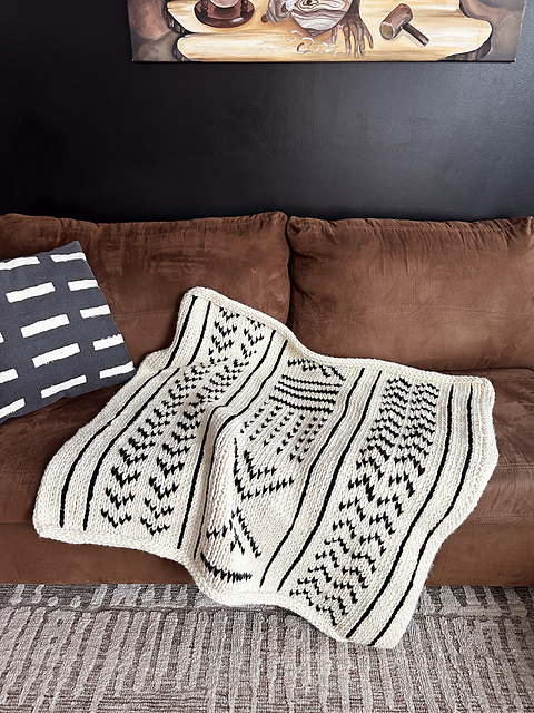 The Bogolan Blanket (crochet)
